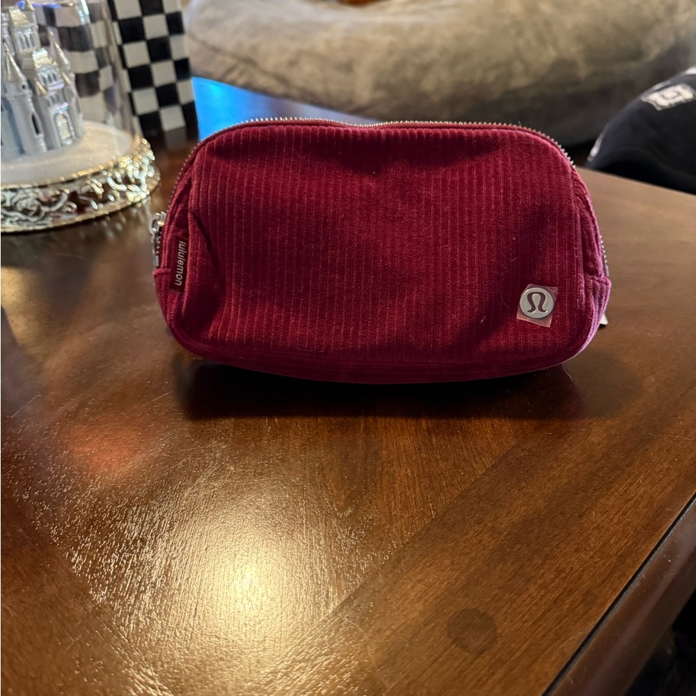 Lululemon Burgundy Belt Bag